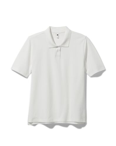 Damen-Poloshirt, Piqué weiß - 1000032086 - HEMA