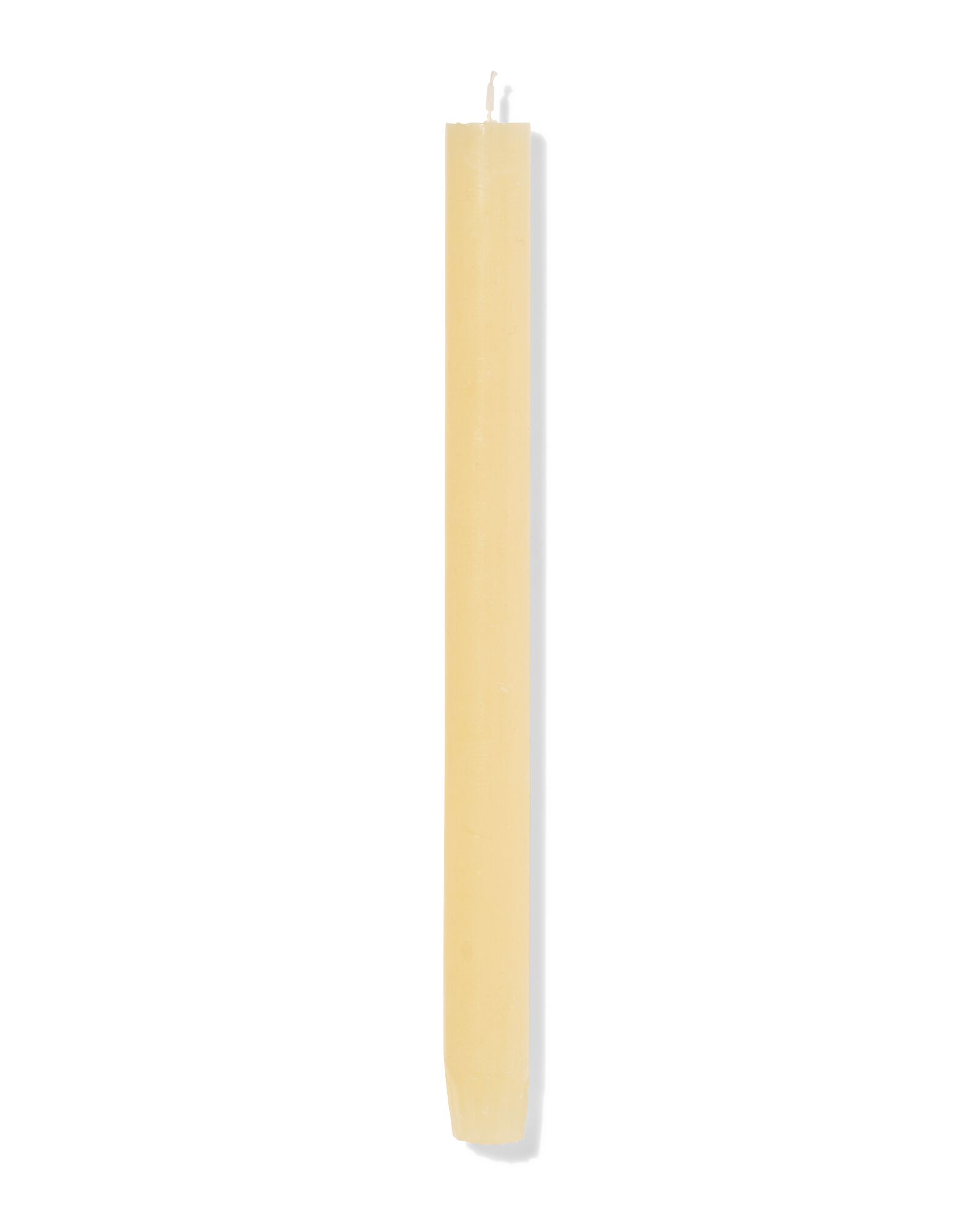 bougies rustiques jaune clair jaune clair - 1000028016 - HEMA