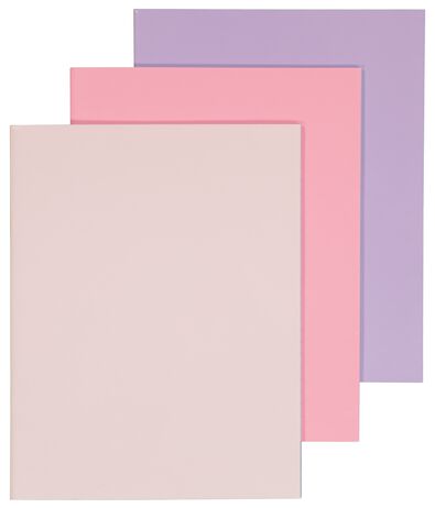 schriften A5 gelinieerd roze - 10 stuks - 14590316 - HEMA