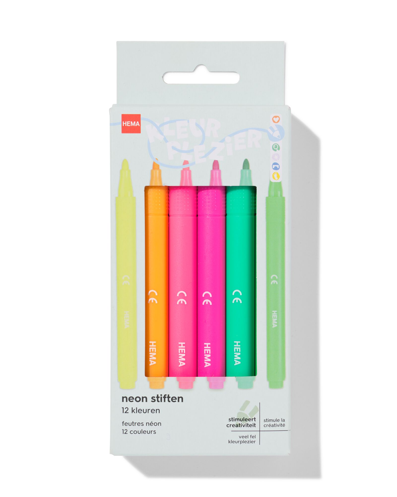 Neonstifte &ndash; 12 St&uuml;ck - 15900220 - HEMA