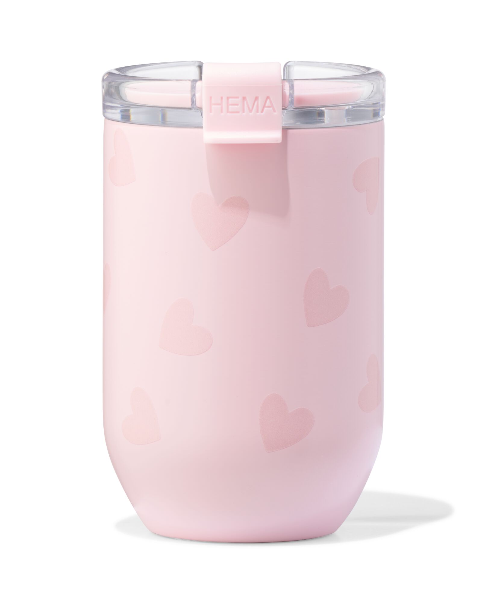 tasse à café à emporter 350 ml inox cœurs - 60102006 - HEMA