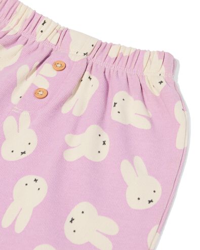 pantalon b&eacute;b&eacute; Miffy coupe confortable jersey violet - 33443620PURPLE - HEMA