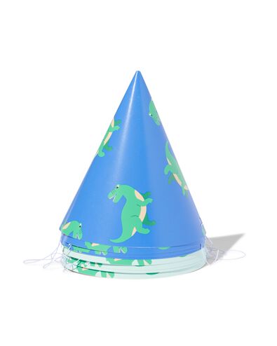 chapeaux de f&ecirc;te dino lot de 8 - 14250093 - HEMA