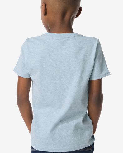 t-shirt enfant bleu 110/116 - 30785686 - HEMA