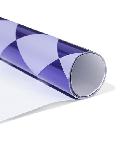cadeaupapier 70x200cm ruiten blauw - 14700436 - HEMA