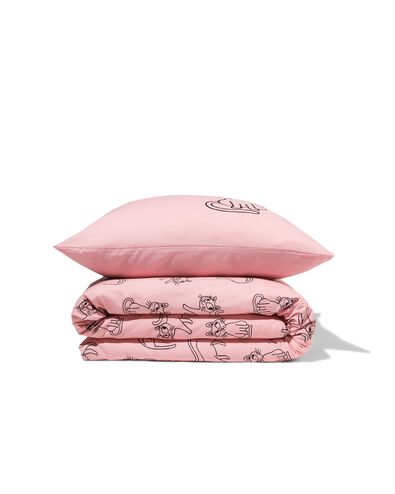 housse de couette enfant 140x200 - coton doux - chat - 5730120 - HEMA