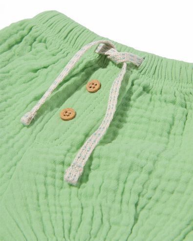Newborn-Pumphose, Musselin, Streifen gr&uuml;n - 33499210GREEN - HEMA