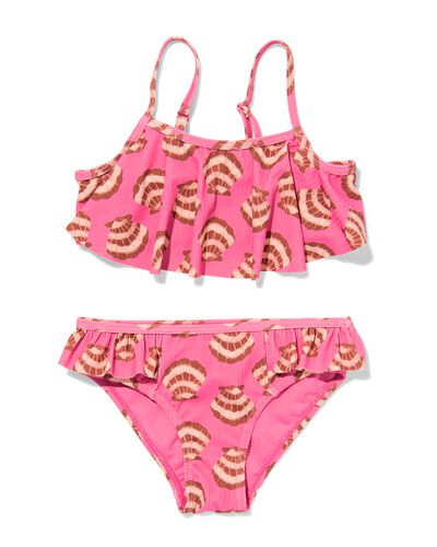 bikini enfant c&ocirc;tel&eacute; coquillage rose rose - 22260170PINK - HEMA