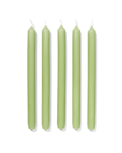 12 bougies longues &Oslash;2.2x29 vert clair&nbsp; vert clair 2,2 x 29 - 13503167 - HEMA