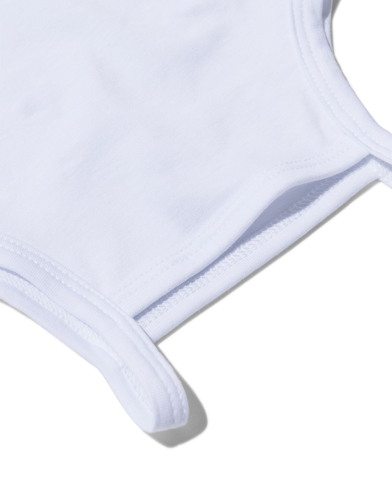 body – coton biologique stretch - 2 pièces blanc blanc - 1000005195 - HEMA