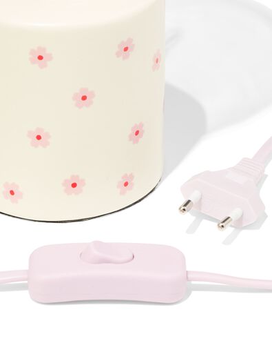 lampe led 12,5x12,5x23cm fleur - 61104541 - HEMA