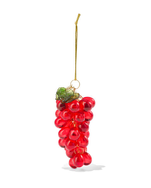 décoration de noël plastique raisins 12cm - 25130248 - HEMA