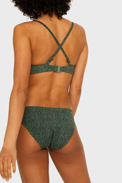 Damen-Bikinislip, Animal grün M - 22350023 - HEMA