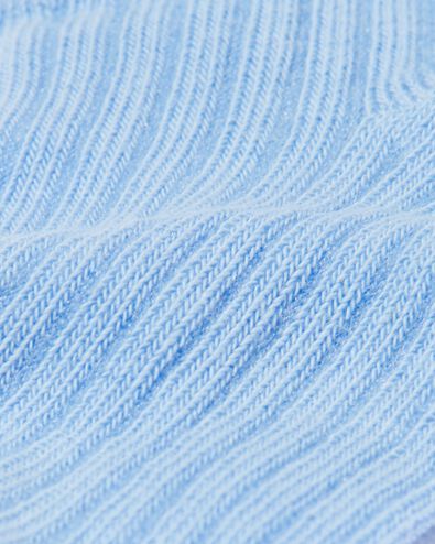 5 paires de socquettes enfant avec du coton - poissons bleu foncé 35/38 - 4370164 - HEMA