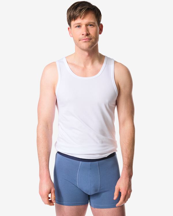 boxers courts homme - 3 pi&egrave;ces bleu fonc&eacute; bleu fonc&eacute; - 19168390DARKBLUE - HEMA