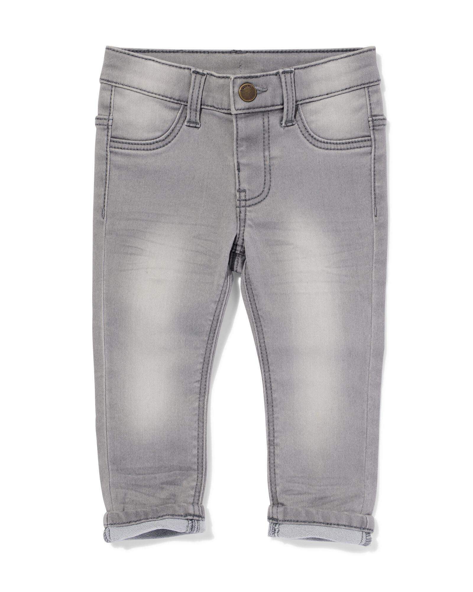 jog denim b&eacute;b&eacute; gris gris - 1000014359 - HEMA