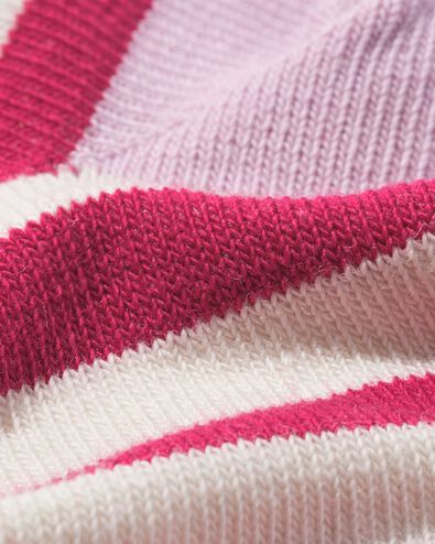 Kinder-Kurzs&ouml;ckchen, gestreift &ndash; 5 Paar rosa rosa - 4320745PINK - HEMA