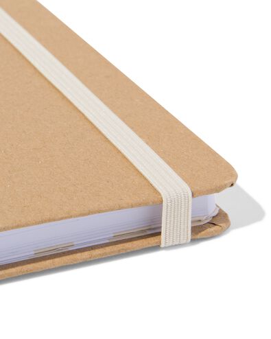 notitieboek A6 gelinieerd kraft - 14120124 - HEMA