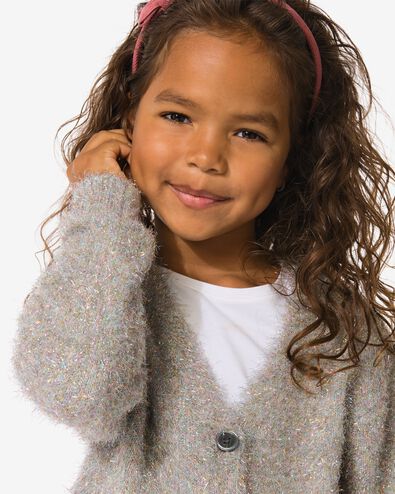 Kinderjacke mit Glitzer silber silber - 30831968SILVER - HEMA