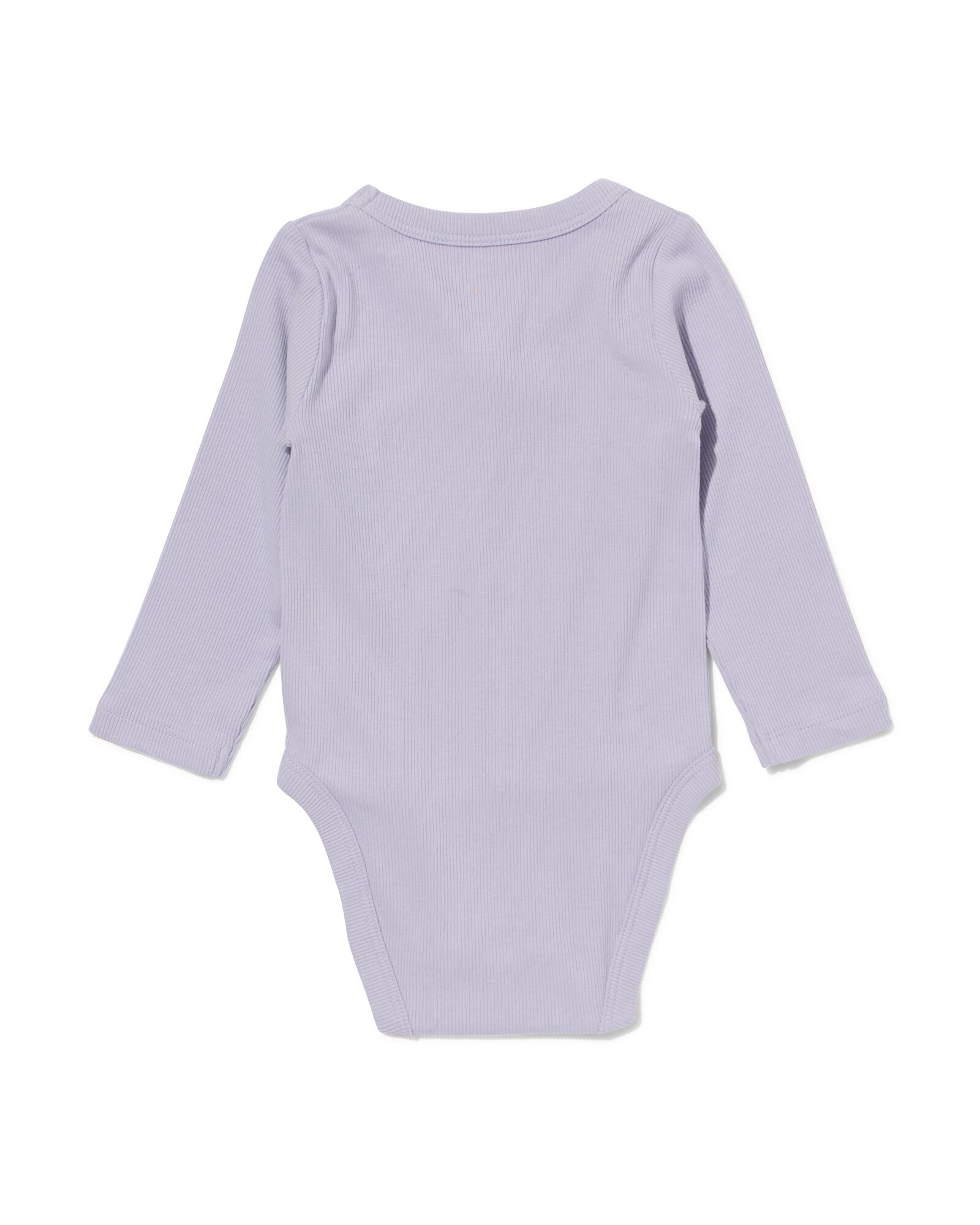 body &eacute;volutif pour nouveau-n&eacute; en bambou c&ocirc;tel&eacute; violet violet - 33414020PURPLE - HEMA