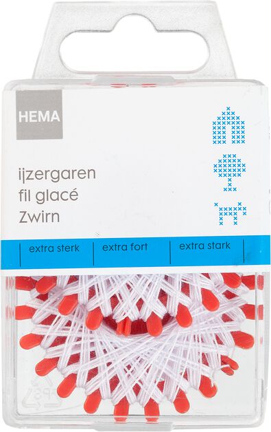 2er-Pack Zwirn, 20 m, wei&szlig; - 1462056 - HEMA