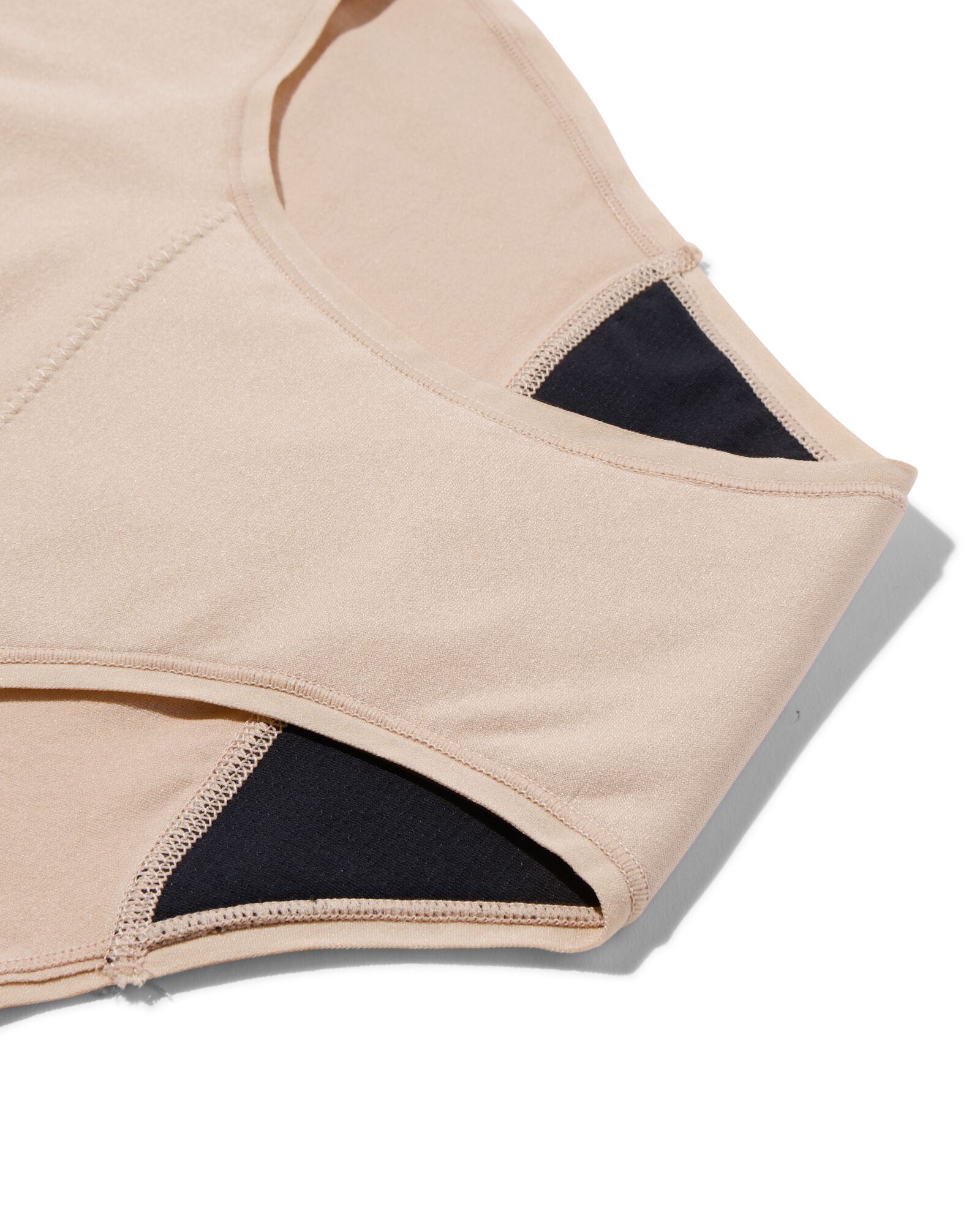 Menstruations-Hipster, nahtlos, leicht beige beige - 1000025047 - HEMA