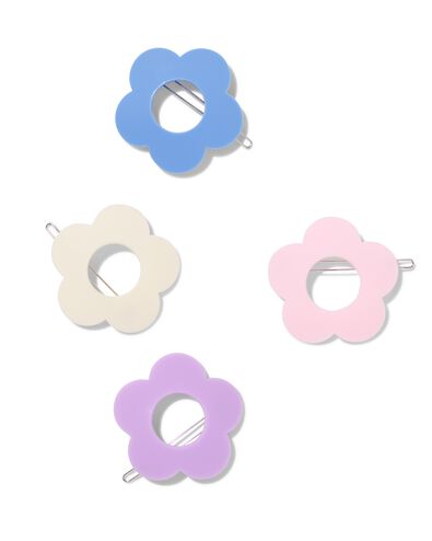 &eacute;pingles &agrave; cheveux fleur - lot de 4 - 61130151 - HEMA