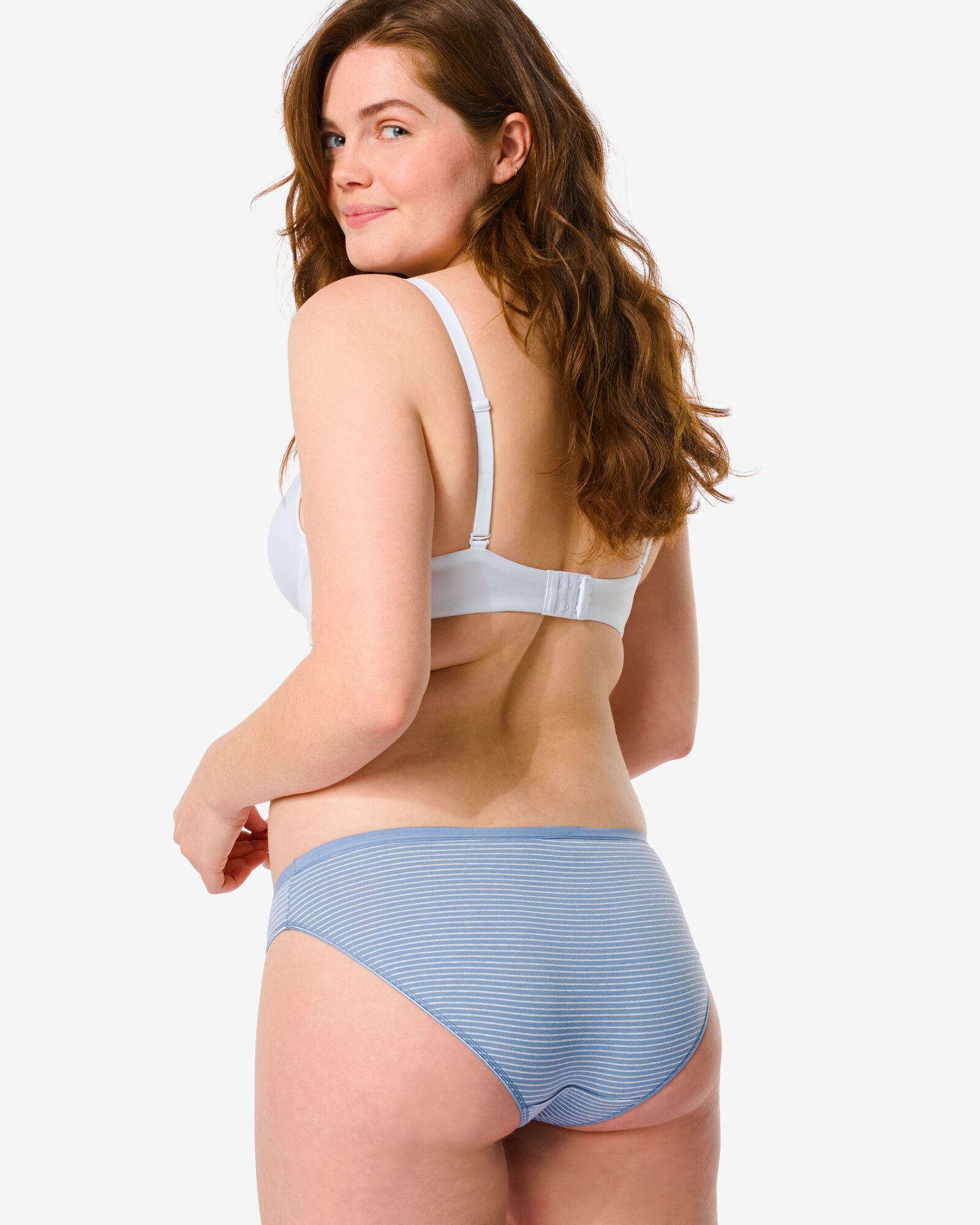 2er-Pack Damen-Slips, Baumwolle/Elasthan blau blau - 1000030282 - HEMA