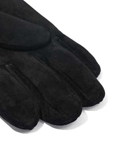 gants femme daim noir noir - 1000016848 - HEMA