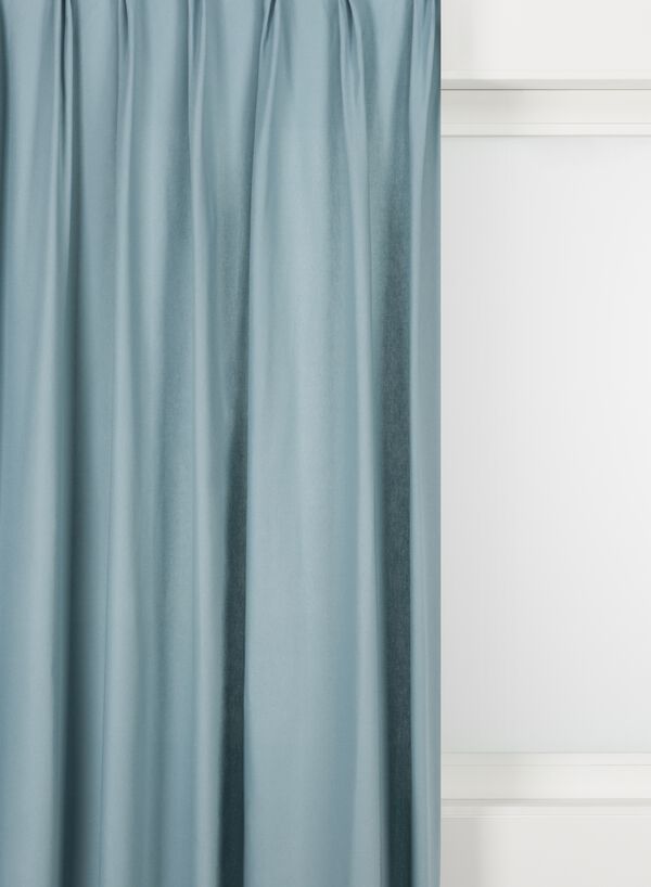tissu pour rideaux amsterdam occultant aqua aqua - 1000015922 - HEMA