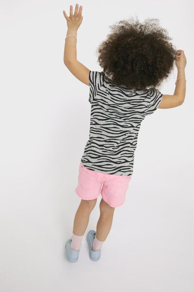 Kinder-T-Shirt, Zebra graumeliert graumeliert - 1000027926 - HEMA