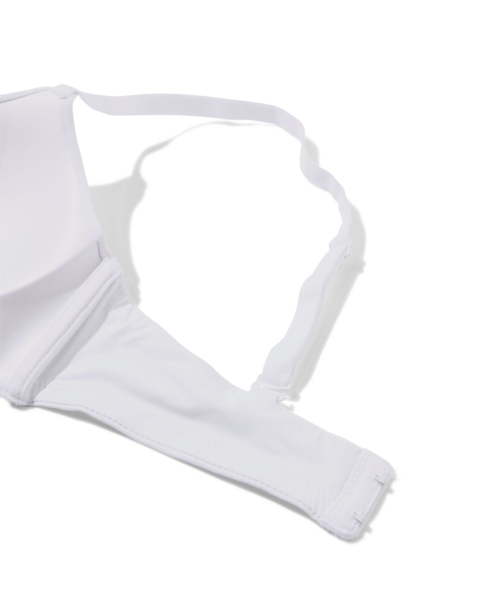voorgevormde bh zonder beugel recycled/micro wit - 1000014814 - HEMA