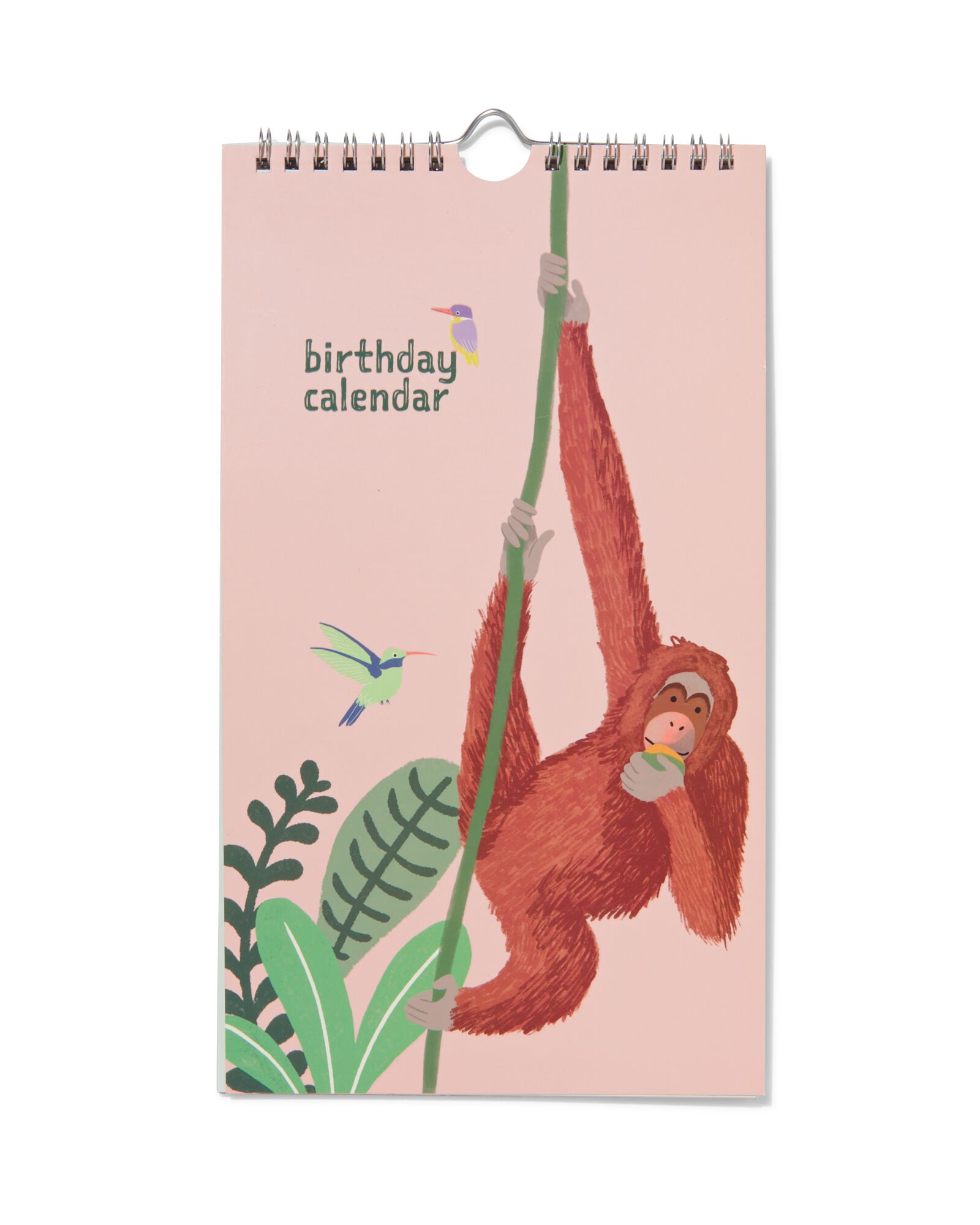calendrier d’anniversaires animaux 28x16 - 14130103 - HEMA