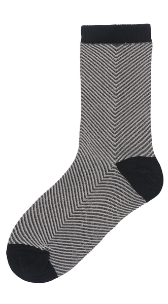 2 paires de chaussettes femme avec du coton - cerise noir noir - 1000028909 - HEMA