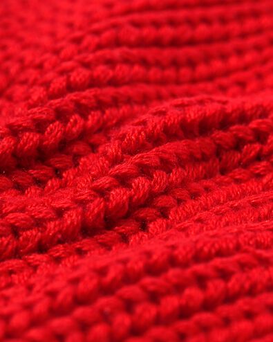 pull enfant en maille ray&eacute; rouge - 30842467RED - HEMA