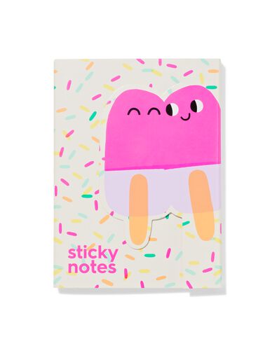carnet de notes autocollantes glace - 14144420 - HEMA