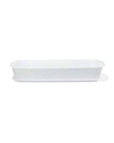 ovenschaal 31x19x5.5cm porselein wit - 80140022 - HEMA
