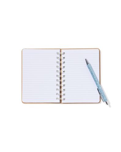 notitieboek A6 gelinieerd kraft - 14120124 - HEMA