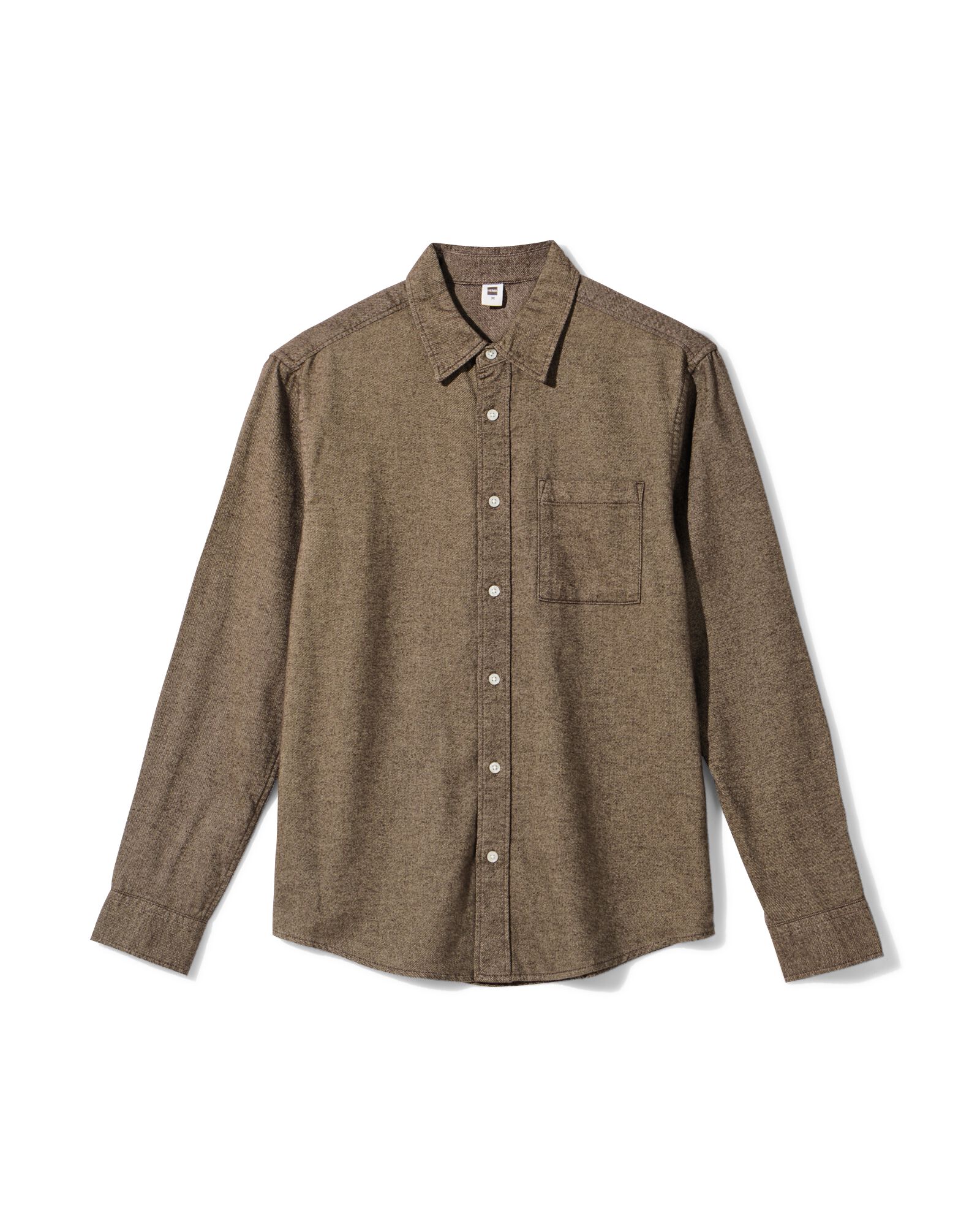 chemise homme Maurice flanelle  marron marron - 2170830BROWN - HEMA