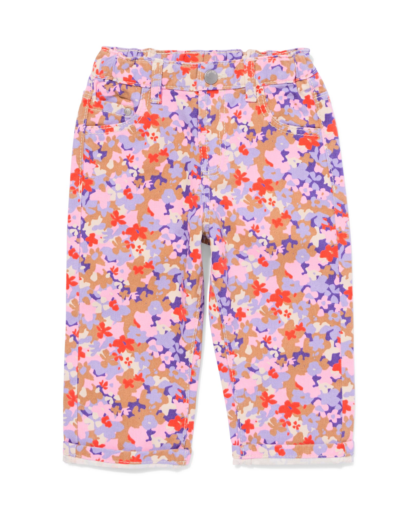 pantalon fleurs b&eacute;b&eacute; multi multi - 33030070MULTI - HEMA