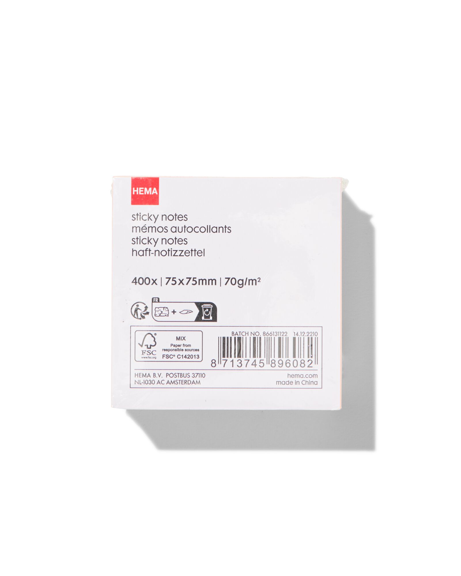 Haftnotizen, 400 Blatt - 14122210 - HEMA