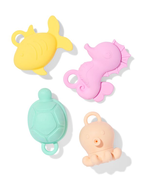 jouets de bain - lot de 4 - 33580250 - HEMA