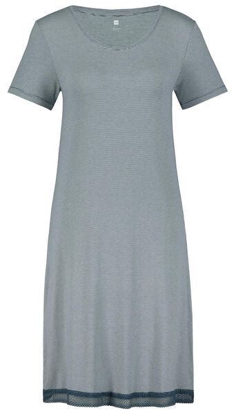 Damen-Nachthemd, Viskose blau - 1000026646 - HEMA