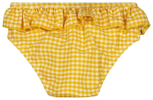bas de bikini bébé carreaux jaune - 1000026815 - HEMA