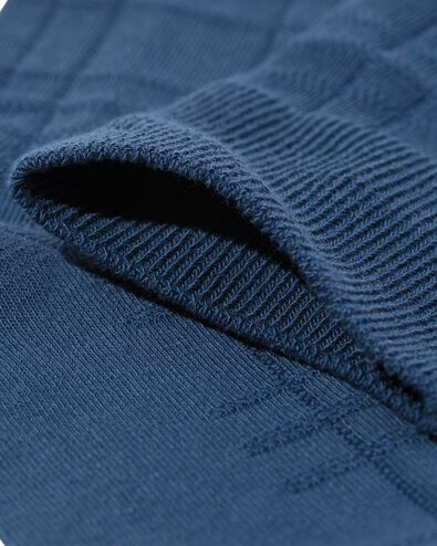 Herrensocken, kariert mittelblau - 4150635MIDBLUE - HEMA