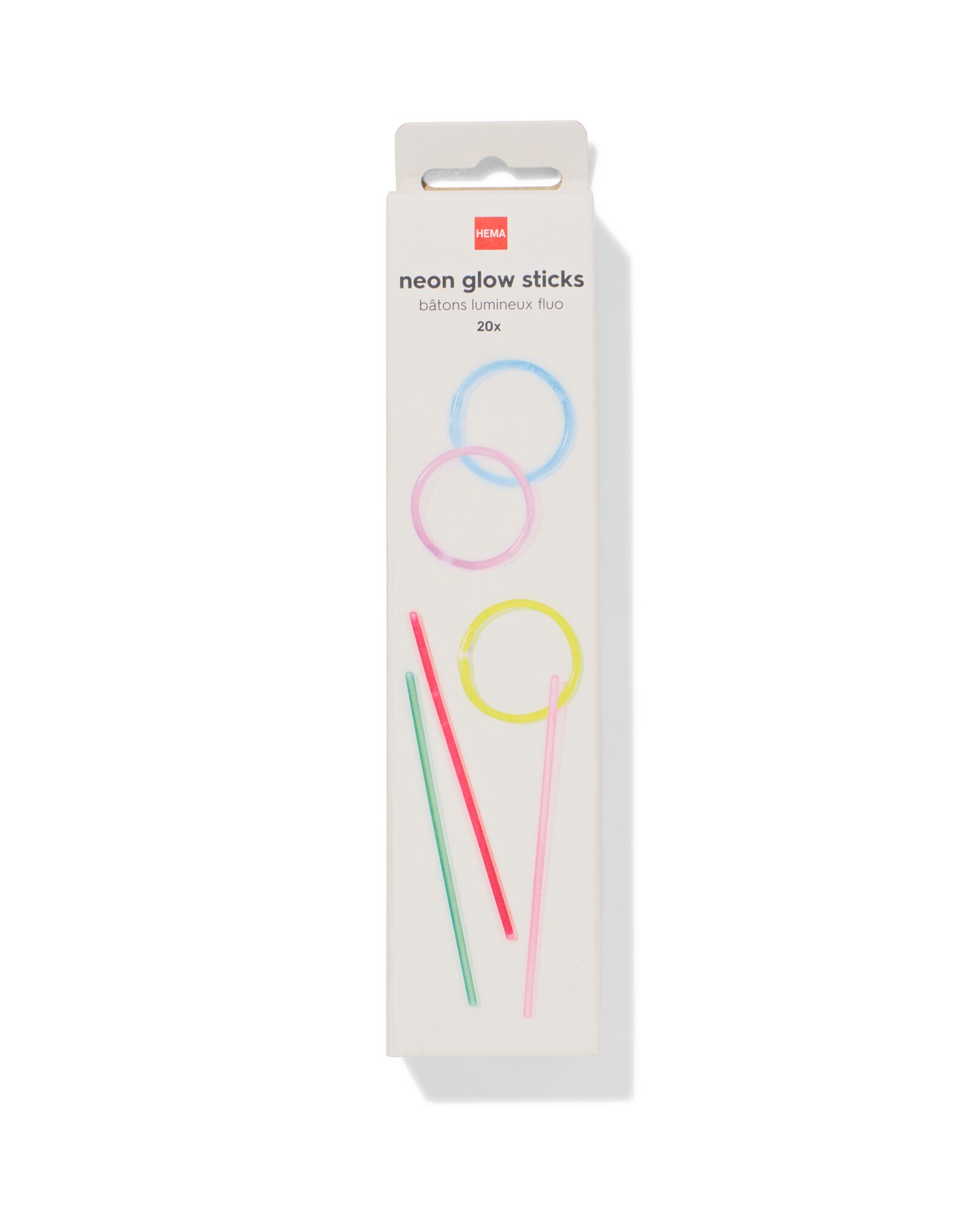 b&acirc;tons fluorescents - lot de 20 - 14280394 - HEMA