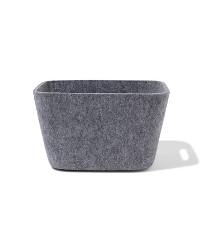 opbergmand 15.5x20x12cm S vilt maat S - 39800087 - HEMA
