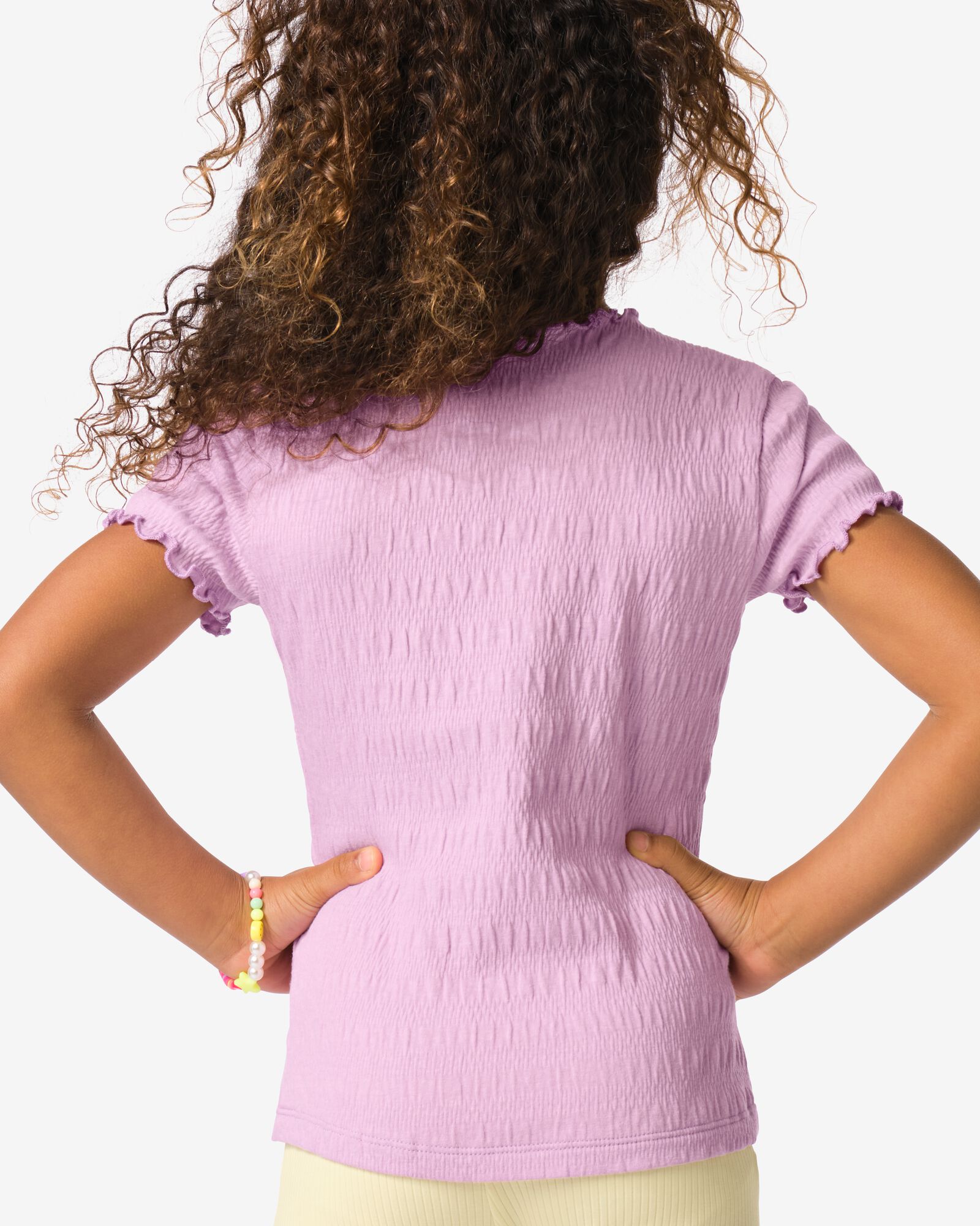 kinder T-shirt jersey paars paars - 30846606PURPLE - HEMA