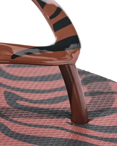 damesteenslippers zebra multi multi - 34800090MULTI - HEMA