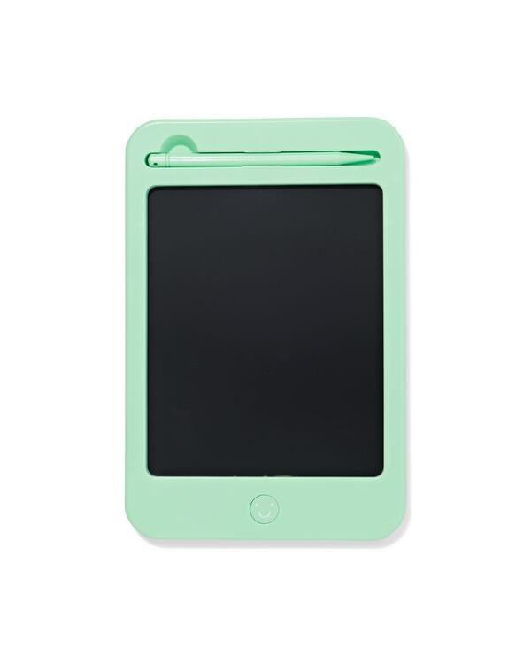 LCD tekentablet 15x27cm groen - 15900004 - HEMA